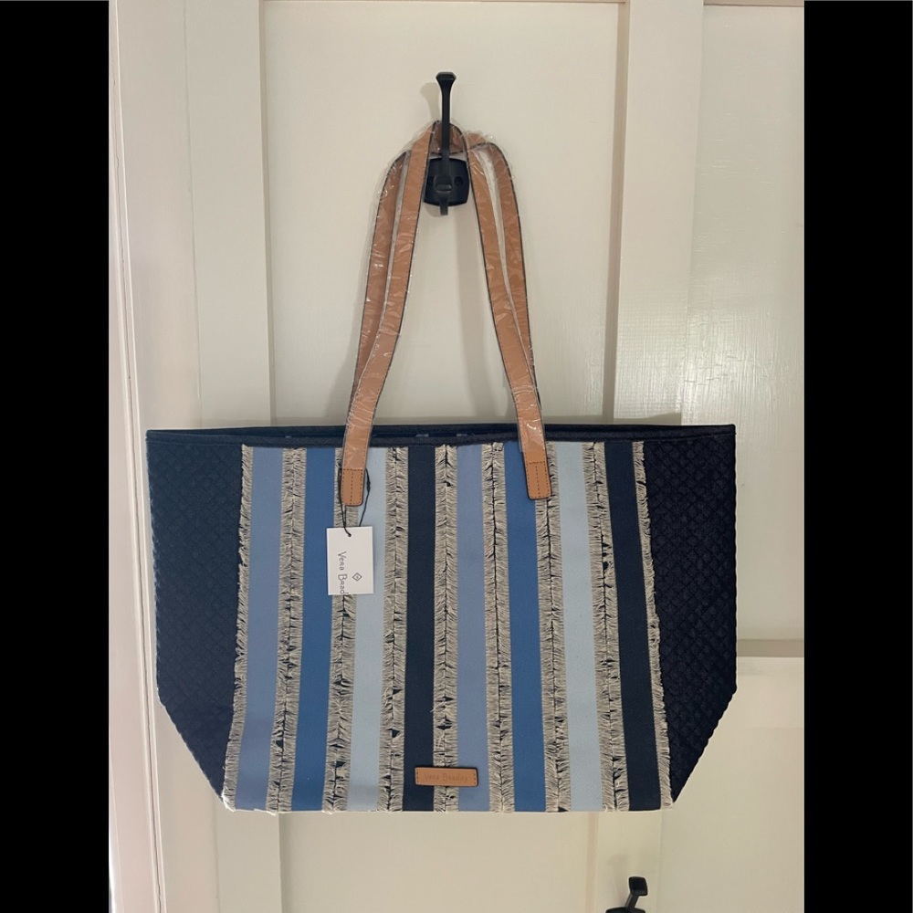 Reduced Price! Brand New Beautiful Vera Bradley Fringed Tote